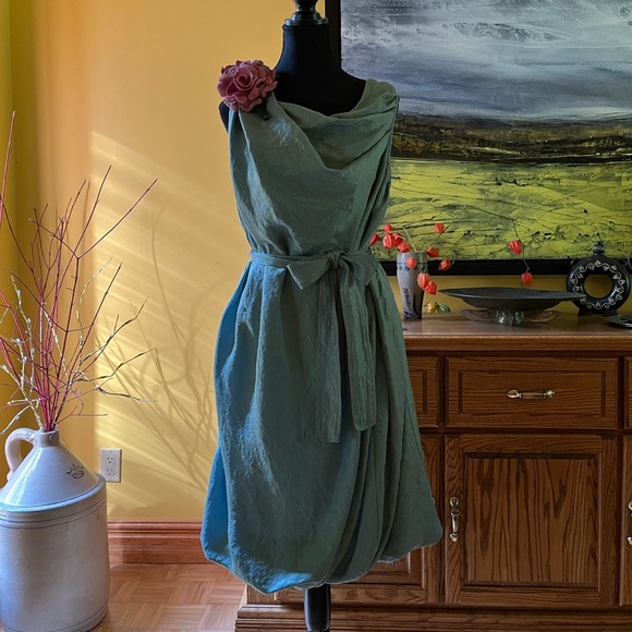 🌺 Samuel Dong Bubble Dress size S - Picture 1 of 9